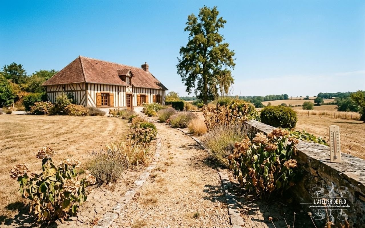 Canicule en Normandie : comment protéger son jardin sans gaspiller d’eau ?